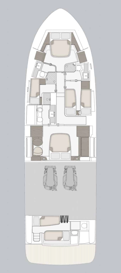 Wynajmij Luksusowy jacht z lub bez skippera Azimut w Podstrana