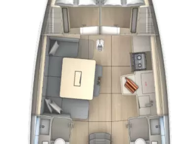 Wynajem łodzi Tribunj tanio Dufour 41