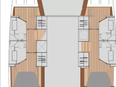 Wynajmij Fountaine Pajot Isla 40 w Komolac