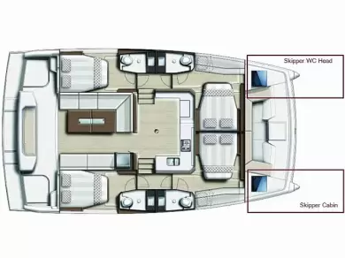 Wynajem łodzi Lefkáda tanio Bali Catspace Voile