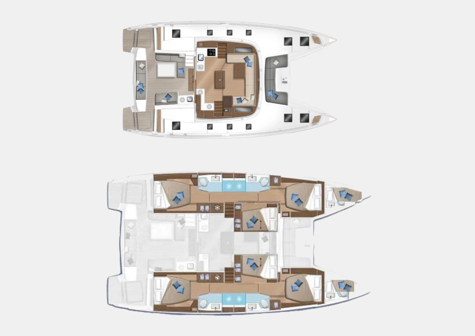 Wynajem łodzi Alimos tanio Lagoon 50