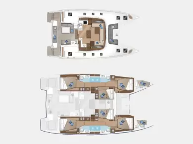 Wynajem łodzi Alimos tanio Lagoon 50