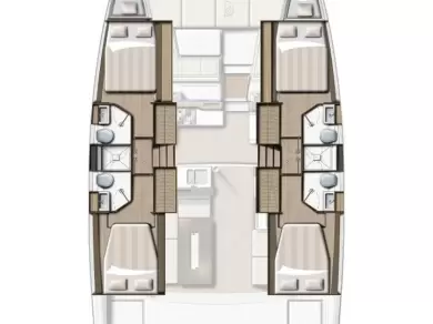 Wynajmij Katamaran z lub bez skippera Bali w Gouvia