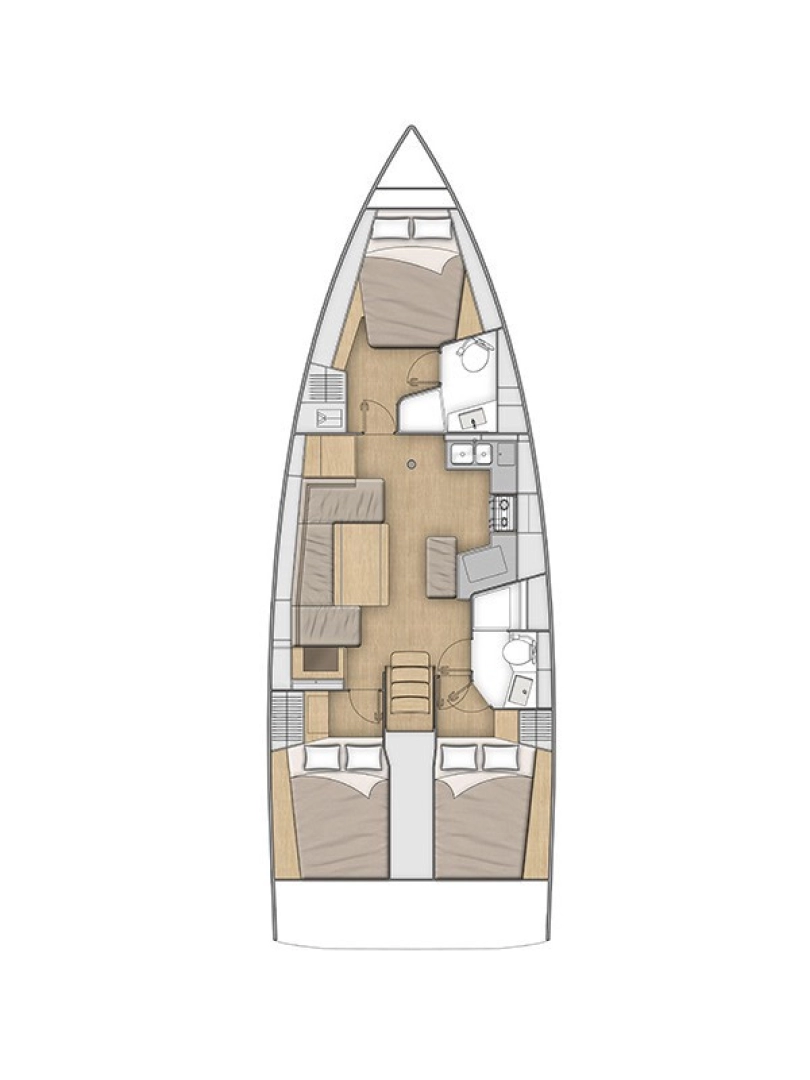 Wynajem łodzi Lefkáda tanio Oceanis 40.1