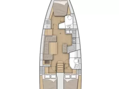 Wynajem łodzi Lefkáda tanio Oceanis 40.1