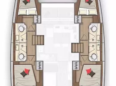 Wynajem Katamaran Lagoon z patentem 