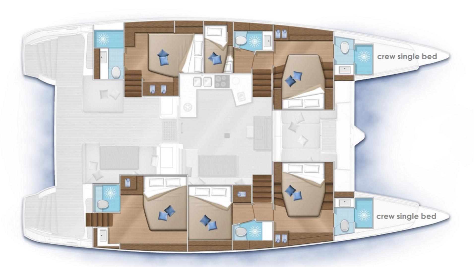 Wynajem łodzi Lagoon Lagoon 52 w Alimos na SamBoat 