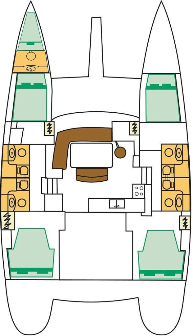 Wynajem Katamaran Lagoon z patentem 