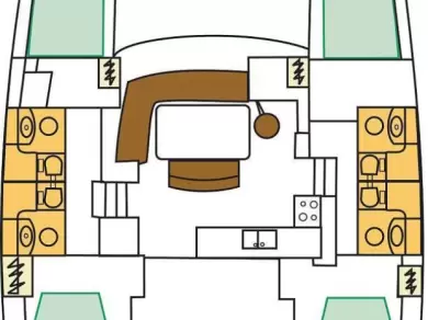 Wynajem Katamaran Lagoon z patentem 