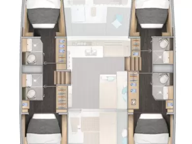 Wynajmij Katamaran z lub bez skippera Lagoon w Donji Seget