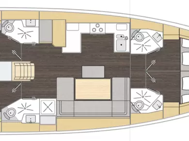 Bavaria Bavaria C46 między profesjonalistami a osobami prywatnymi w Fethiye