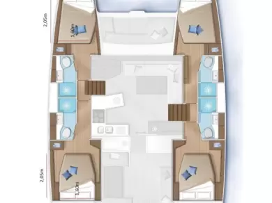Wynajem Katamaran w Pirovac - Lagoon Lagoon 450 F