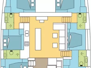 Wynajmij Katamaran z lub bez skippera Lagoon w Mahé