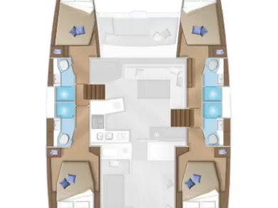 Wynajem łodzi Lagoon Lagoon 450 F w Mykonos (wyspa) na SamBoat 