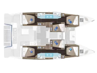 Wynajem Katamaran Lagoon z patentem 