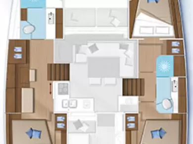 Wynajmij Lagoon Lagoon 40 w Alimos