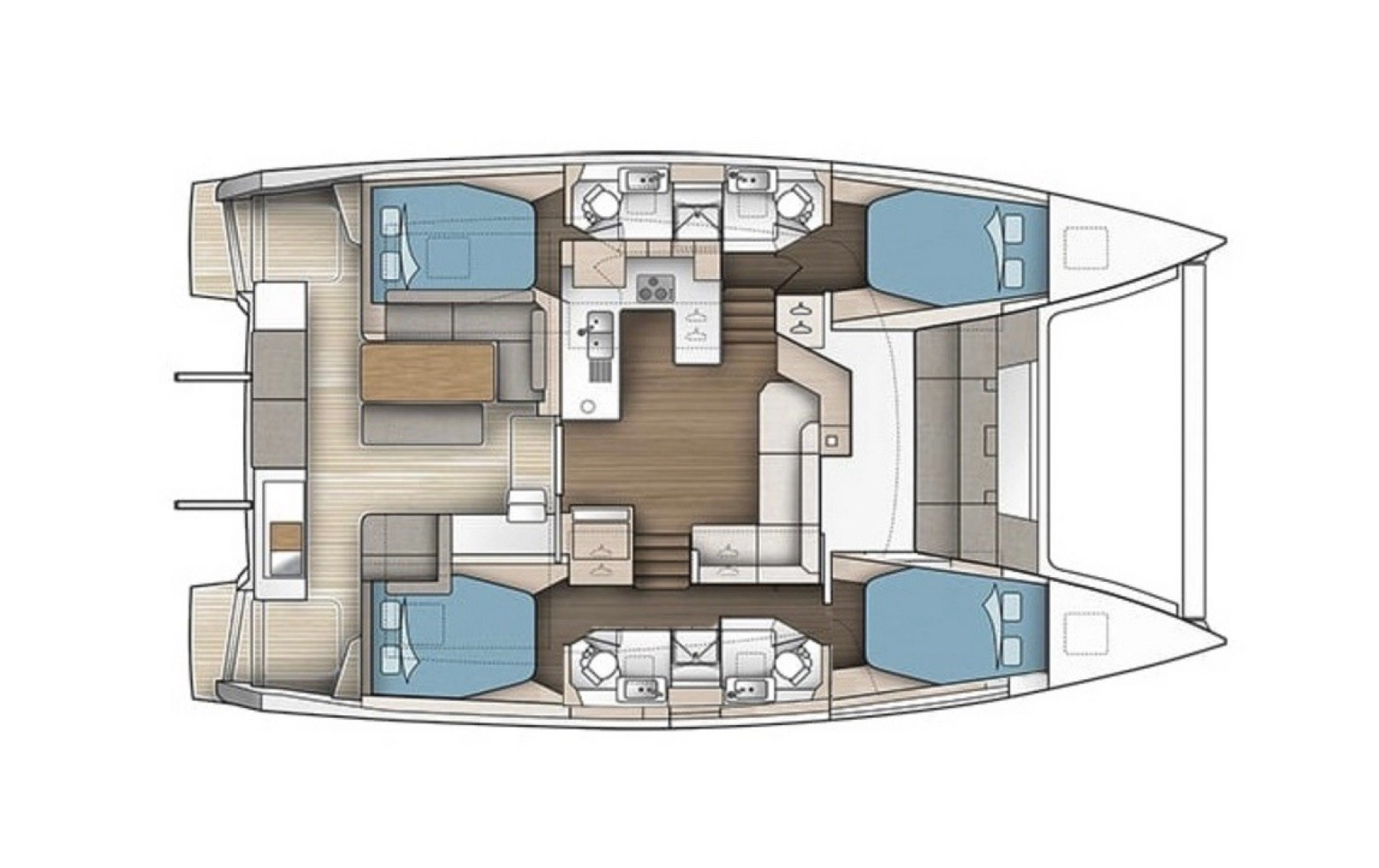 Wynajmij Fountaine Pajot Astrea 42 w Road Town