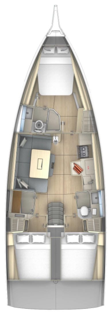 Wynajem łodzi Marsylia tanio Dufour 41