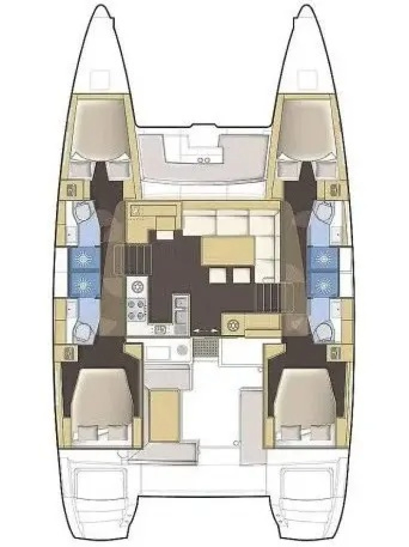 Lagoon Lagoon 450 między profesjonalistami a osobami prywatnymi w Rogoznica