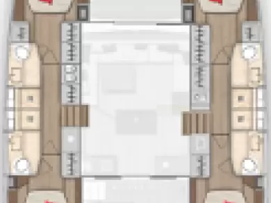 Wynajem w Saint-Raphael- Lagoon Lagoon 50 na SamBoat