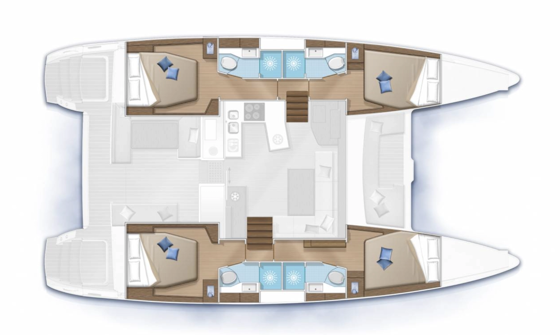 Lagoon LAGOON 450 S  między profesjonalistami a osobami prywatnymi w Figari