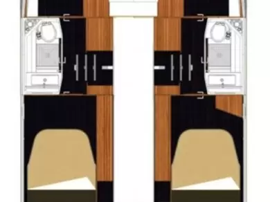 Wynajem Motorówka Fountaine Pajot z patentem 