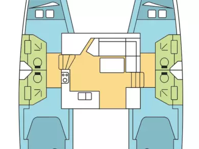 Wynajem łodzi Fountaine Pajot Isla 40 w Rostock na SamBoat 