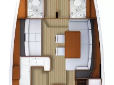 Jeanneau Jeanneau 53 między profesjonalistami a osobami prywatnymi w San Miguel De Abona