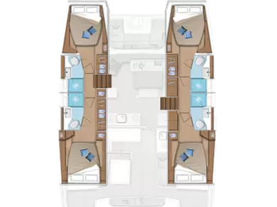 Wynajmij Katamaran z lub bez skippera Lagoon w Road Town