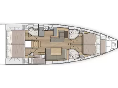 Wynajem łodzi Marmaris tanio Oceanis 51.1