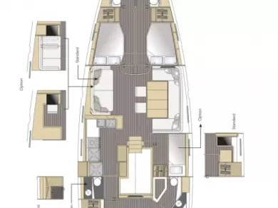 Wynajem Żaglowiec w Pula - Jeanneau Jeanneau 64