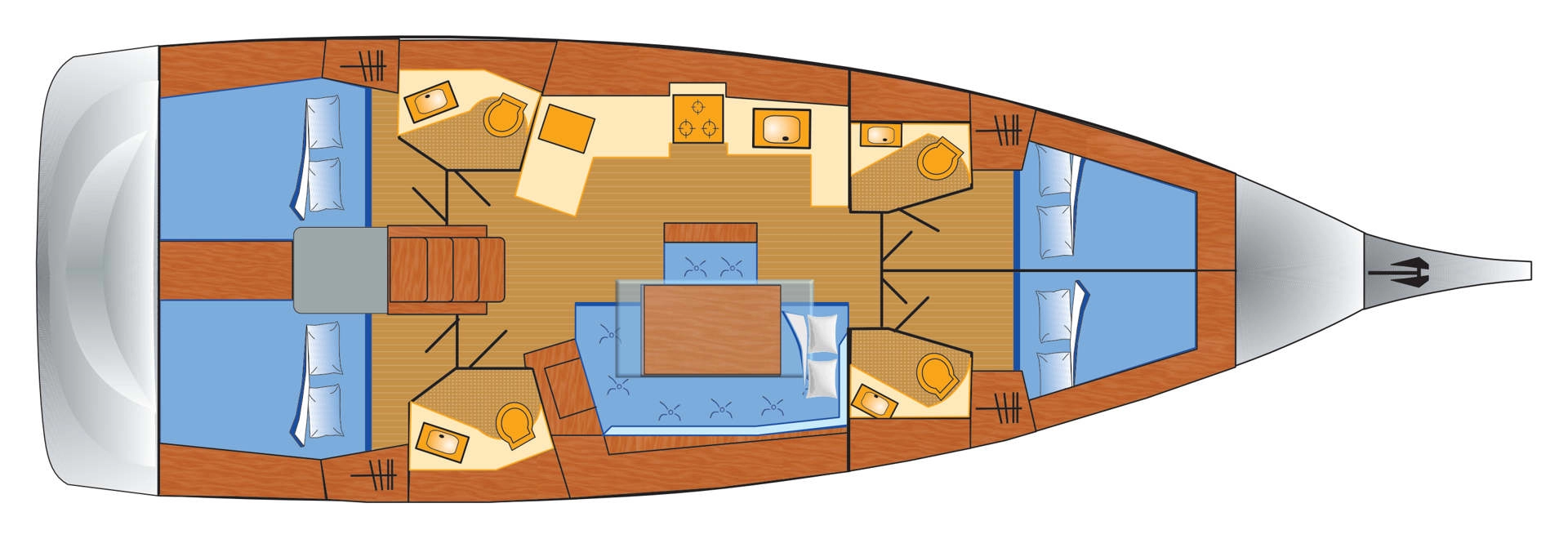 Wynajmij Bénéteau Oceanis 46.1 w Pula