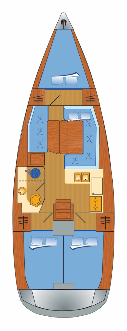 Wynajem Żaglowiec w Punat - Jeanneau Sun Odyssey 389