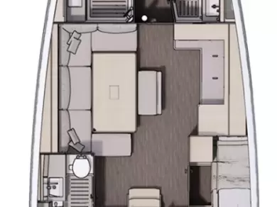 Wynajem Żaglowiec Dufour z patentem 