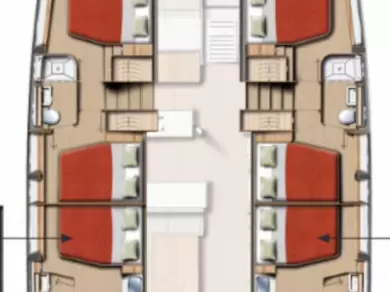 Wynajem w Alimos- Bali Bali 5.2 - 6 + 2 cab. na SamBoat