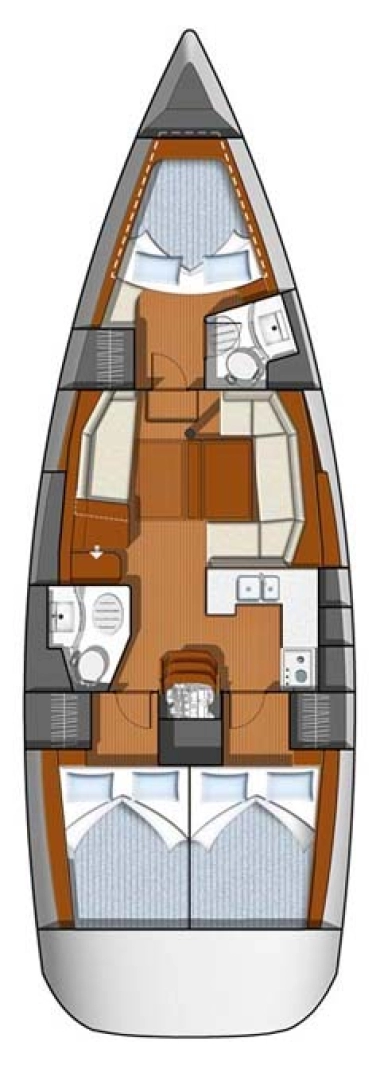 Wynajem łodzi Lefkáda tanio Sun Odyssey 42 DS