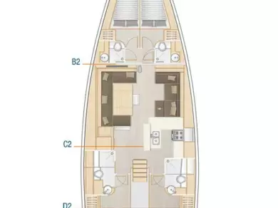 Hanse Hanse 588 między profesjonalistami a osobami prywatnymi w Kaštela