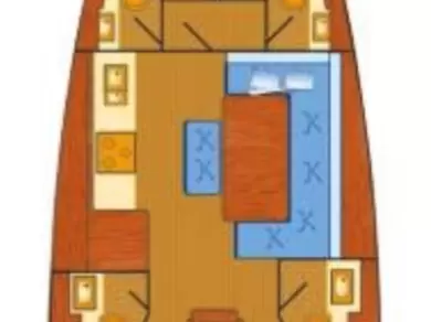 Wynajmij Dufour Dufour 460 Grand Large w Kaštela