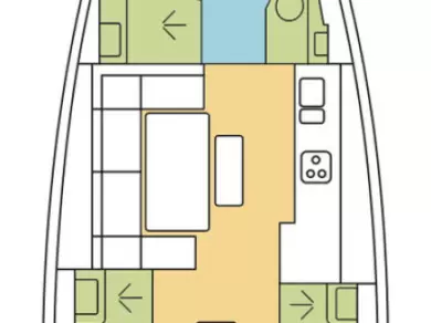 Wynajem łodzi Zaton tanio Dufour 460 Grand Large