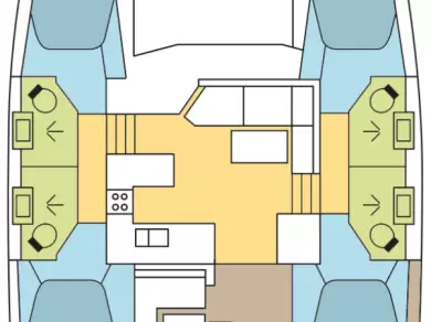 Fountaine Pajot Astrea 42 między profesjonalistami a osobami prywatnymi w Saint-Mandrier-sur-Mer