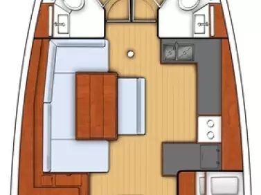 Wynajem łodzi Gouvia tanio Oceanis 48