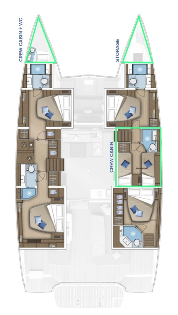 Lagoon Lagoon 55 między profesjonalistami a osobami prywatnymi w Kaštela