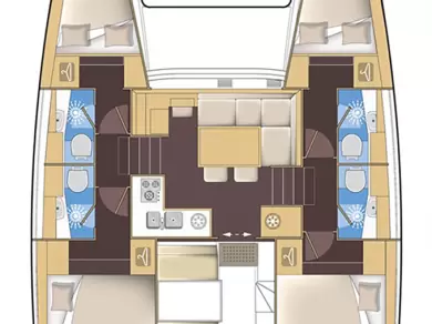 Wynajem łodzi Lagoon Lagoon 39 w Gouvia na SamBoat 