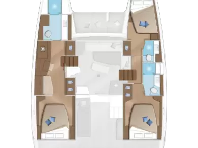 Wynajmij Katamaran z lub bez skippera Lagoon w Rogoznica