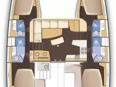 Wynajem Katamaran Lagoon z patentem 