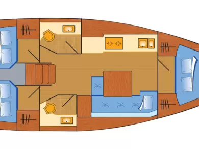 Wynajem Żaglowiec w Heiligenhafen - Dufour Dufour 382 Grand Large