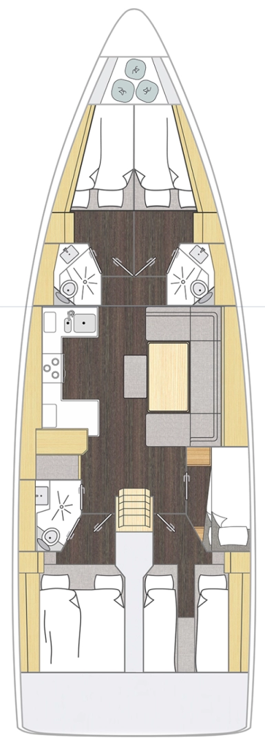 Wynajmij Bavaria Bavaria C46 w Goecek
