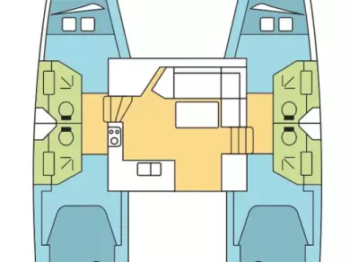 Wynajem łodzi Fountaine Pajot Isla 40 w Trogir na SamBoat 