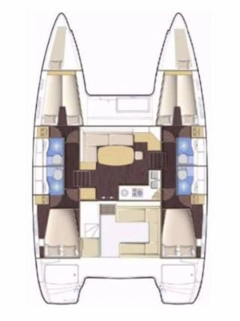Lagoon Lagoon 400 między profesjonalistami a osobami prywatnymi w Trogir