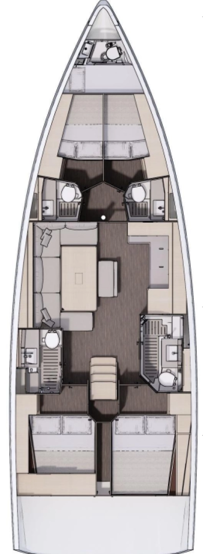 Wynajem łodzi Dufour Dufour 470 w Goecek na SamBoat 